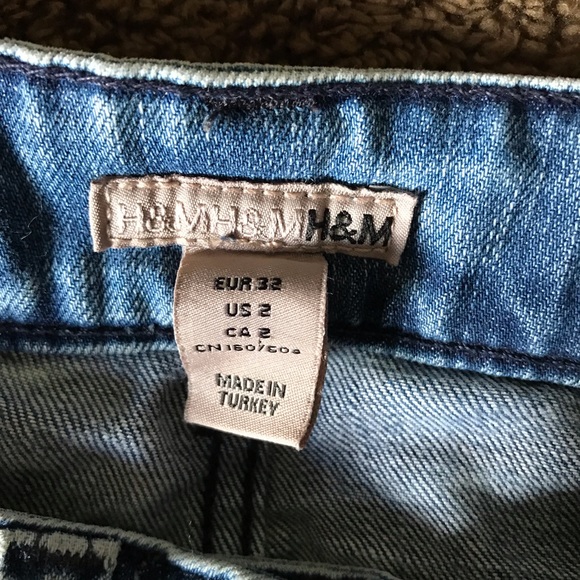 H&M High Waisted Washed Out Skinny leg Jeans - Picture 5 of 5
